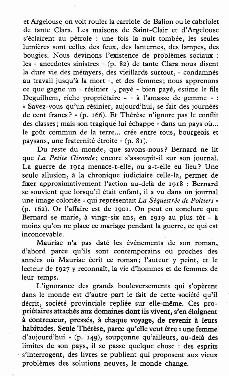 Prévisualisation du document Situation et composition du roman - THÉRÈSE DESQUEYROUX de MAURIAC