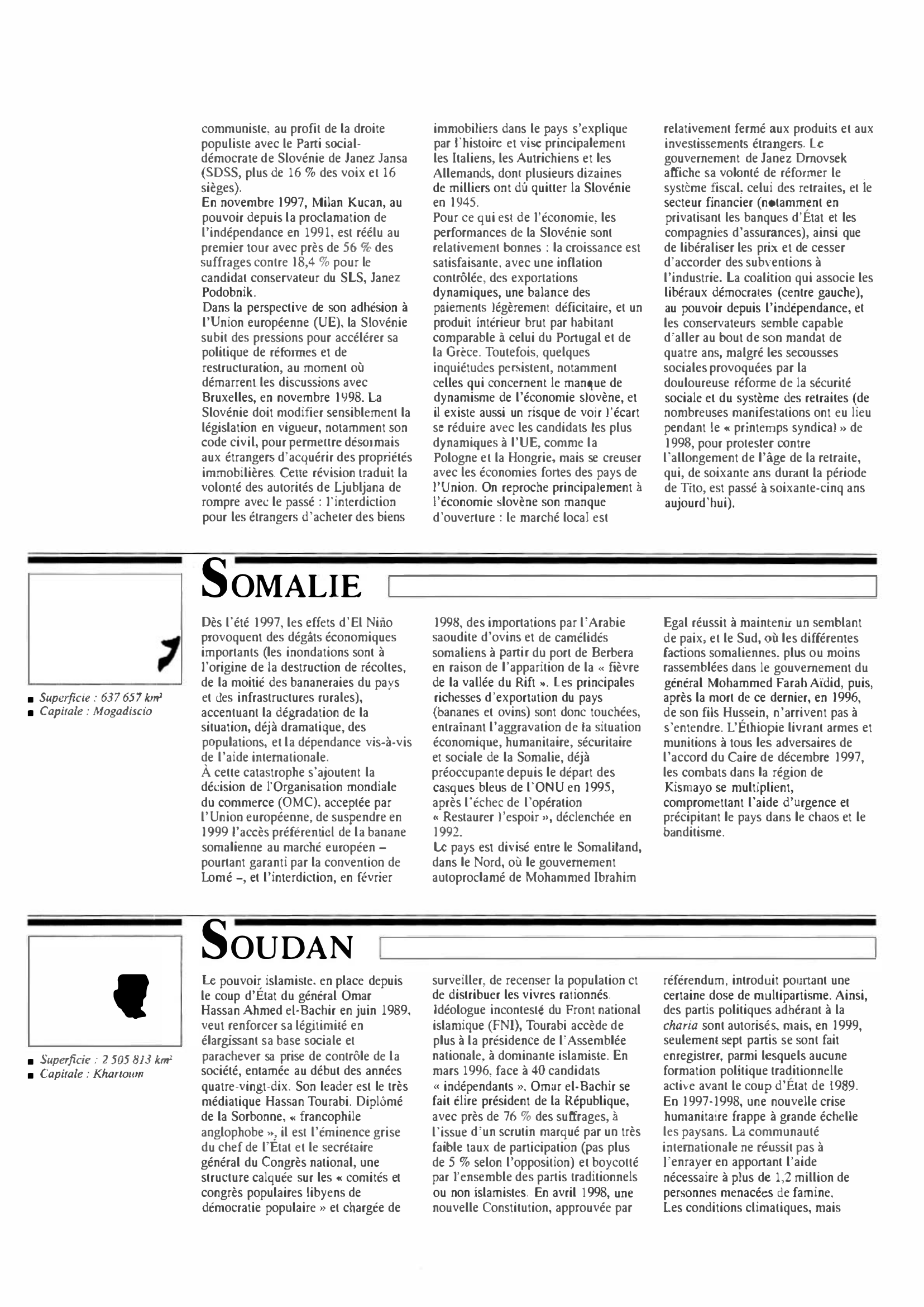 Prévisualisation du document Slovénie de 1995 à 1999 : Histoire