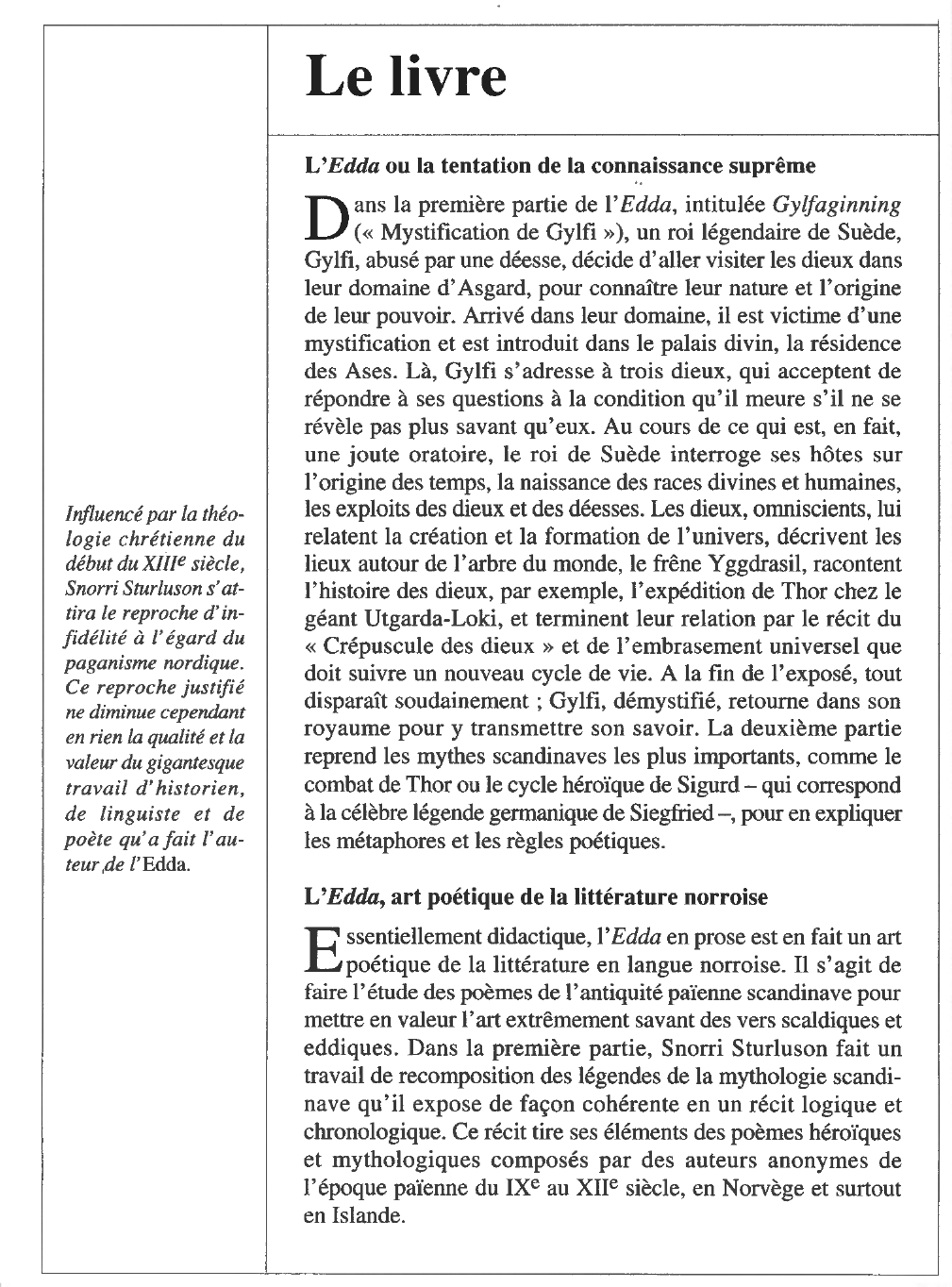 Prévisualisation du document Snorri STURLUSON : Edda