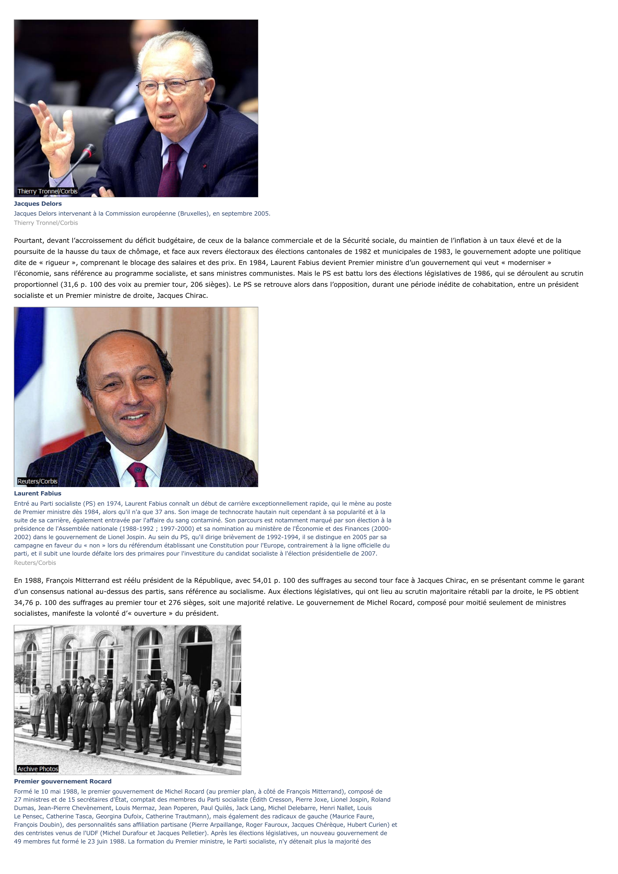 Prévisualisation du document socialiste, Parti [PS] (France) (partis politiques).