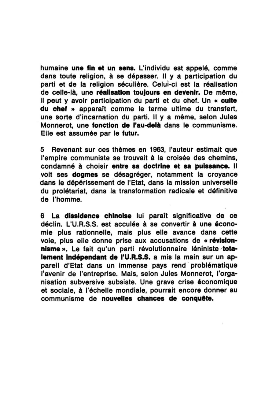 Prévisualisation du document Sociologie du communisme de  Monnerot (Jules) - Fiche de lecture