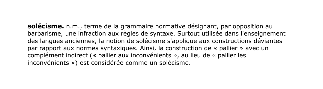 Prévisualisation du document solécisme.