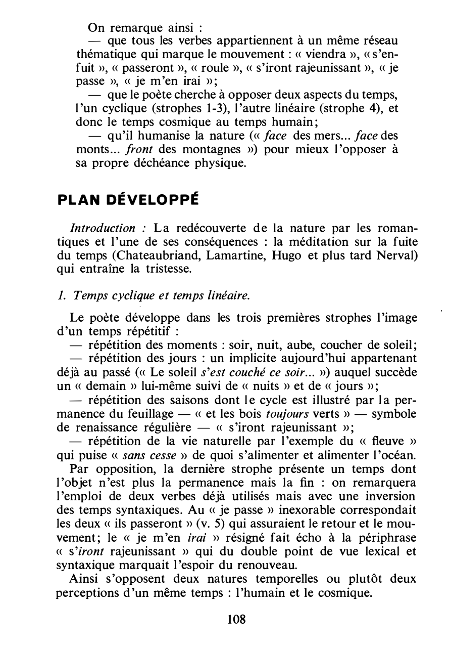 Prévisualisation du document SOLEIL COUCHANT de Victor Hugo, Les feuilles d'automne. Commentaire composé.
