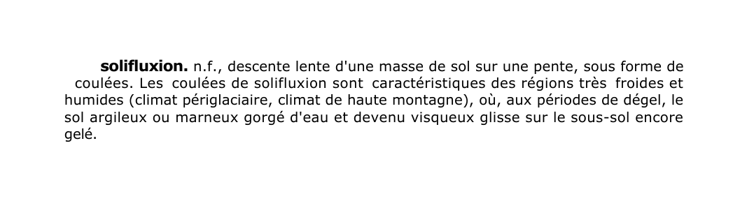 Prévisualisation du document solifluxion.