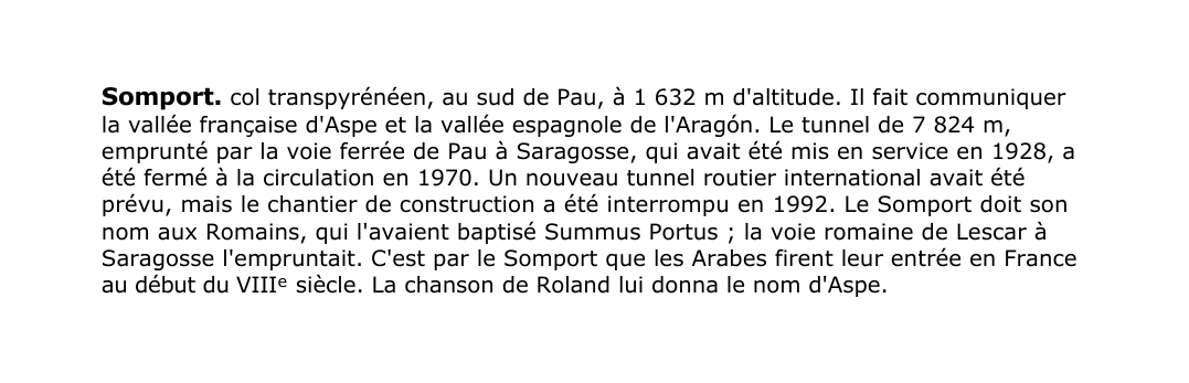 Prévisualisation du document Somport.