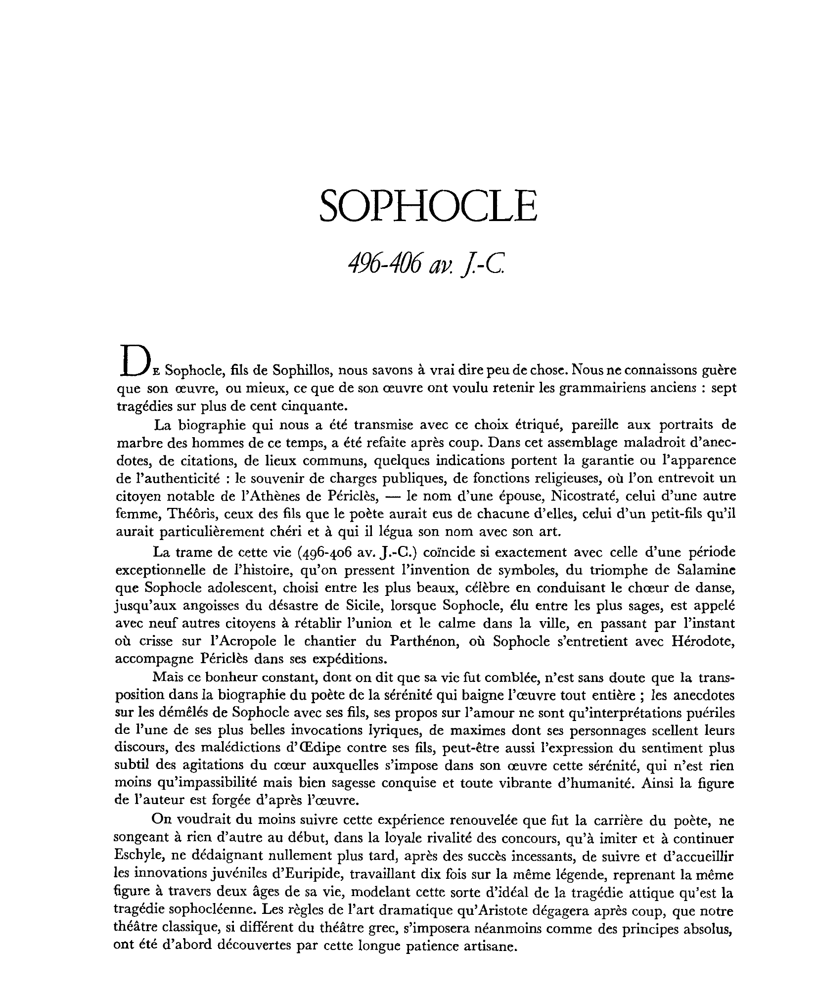 Prévisualisation du document Sophocle