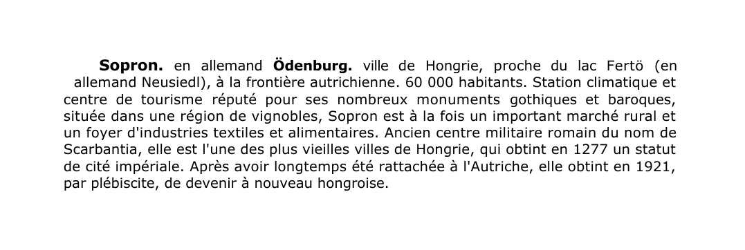 Prévisualisation du document Sopron.