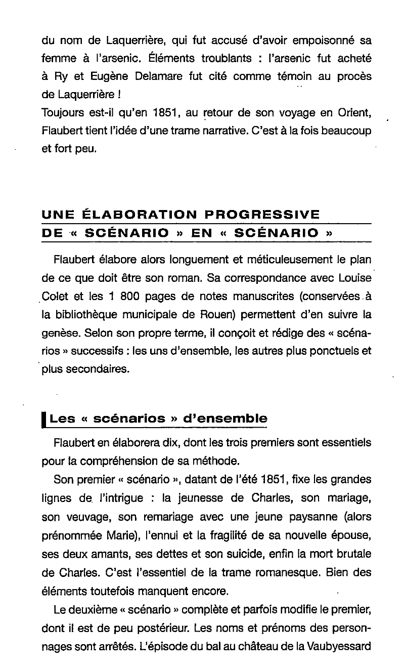 Prévisualisation du document Sources et genèse de Madame Bovary de Flaubert