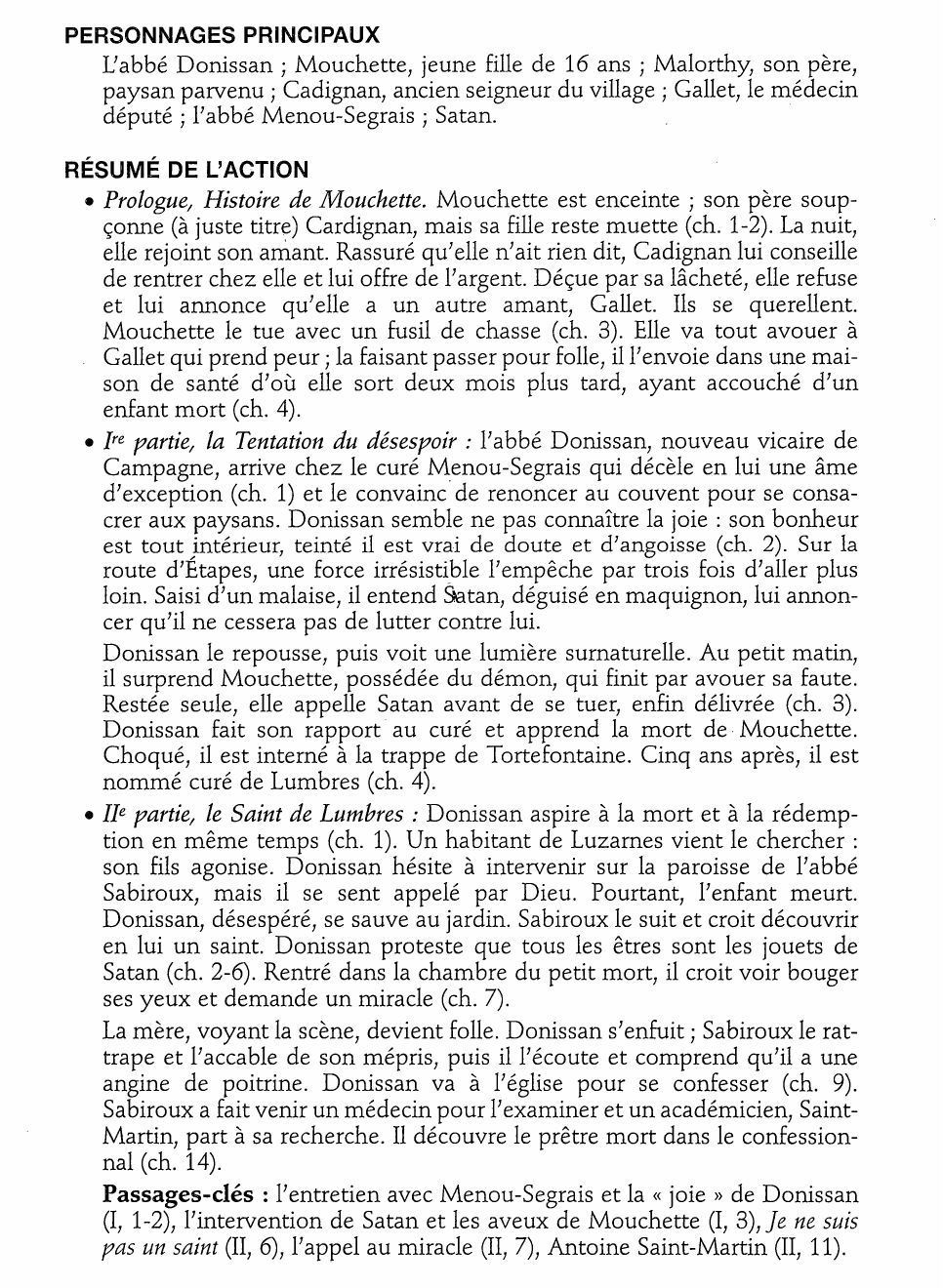 Prévisualisation du document Sous le soleil de Satan 1926    Georges Bernanos (analyse détaillée)