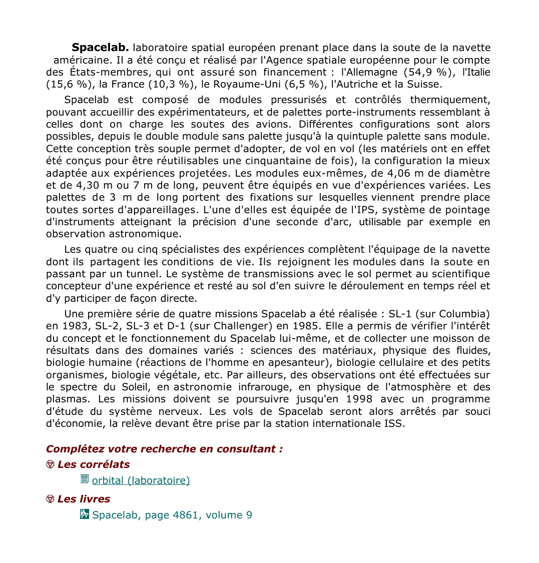 Prévisualisation du document Spacelab.