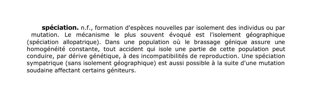 Prévisualisation du document spéciation.