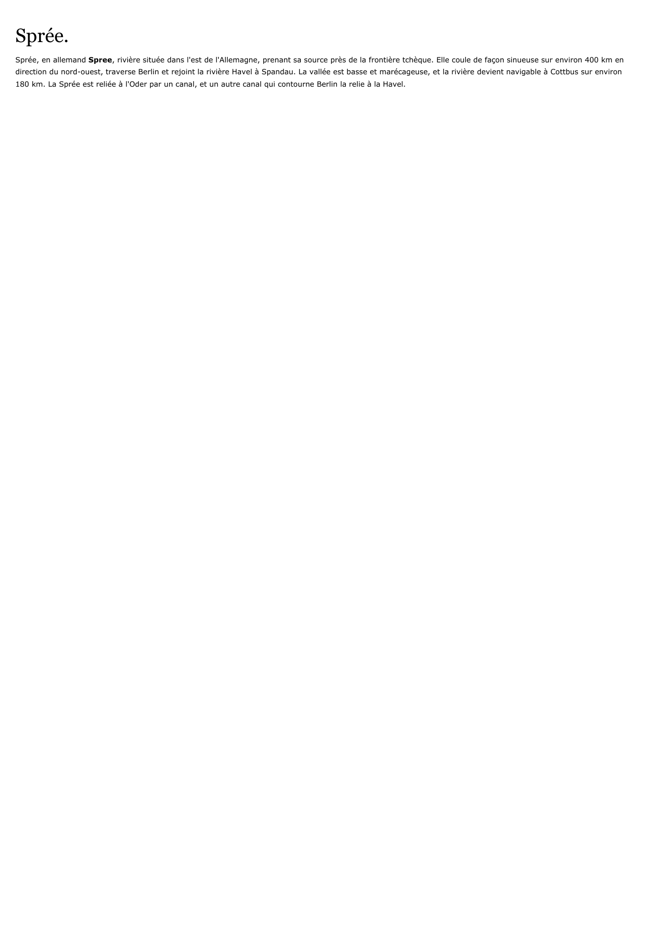 Prévisualisation du document Sprée.
