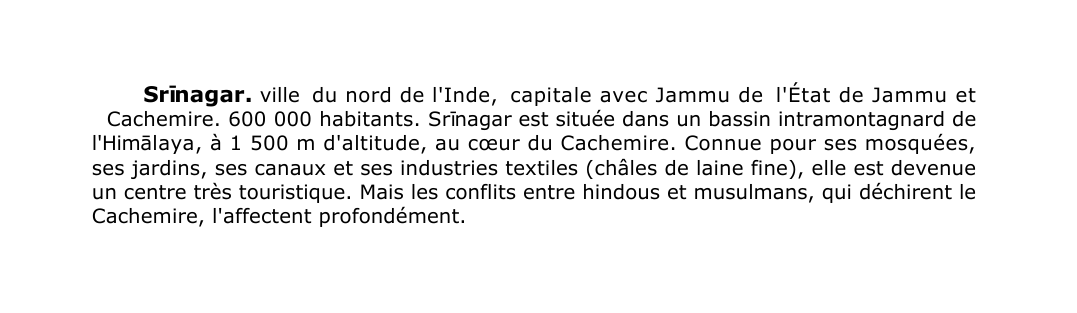 Prévisualisation du document Sr?nagar.