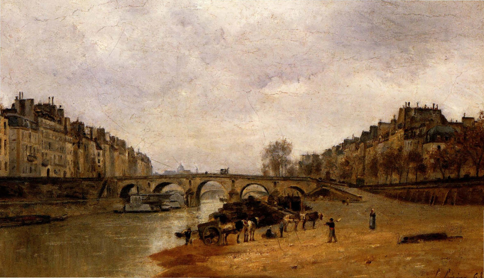 Prévisualisation du document Stanislas LÉPINE:
QUAI DES CÉLESTINS, LE PONT MARIE (analyse du tableau).