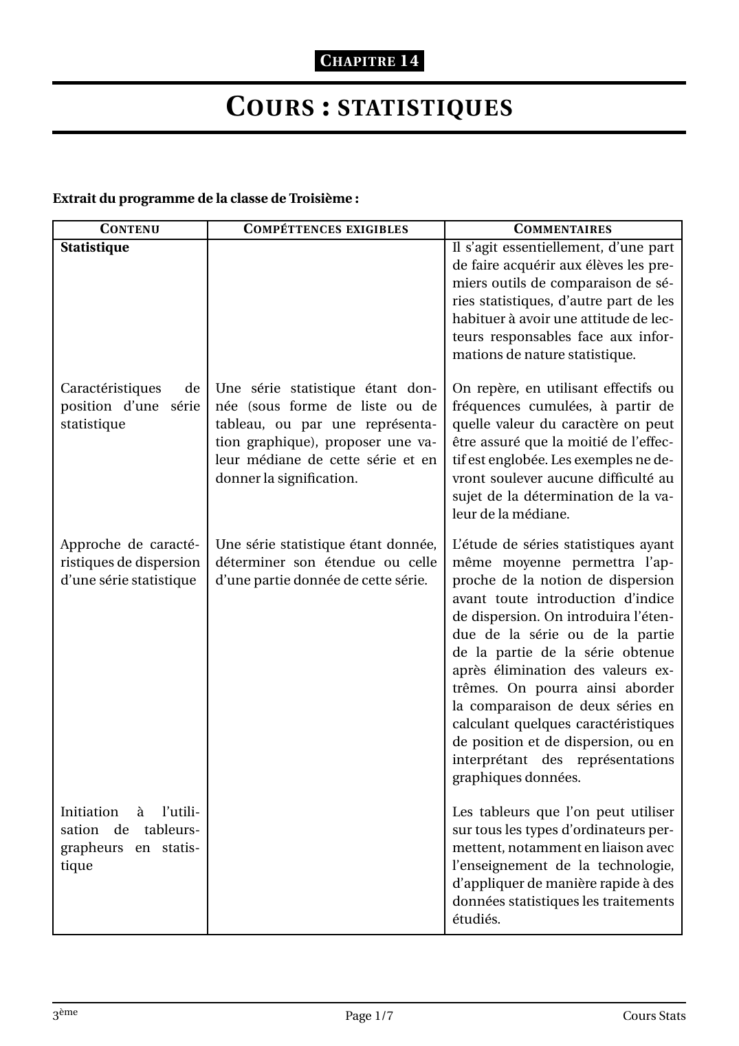 Prévisualisation du document stat