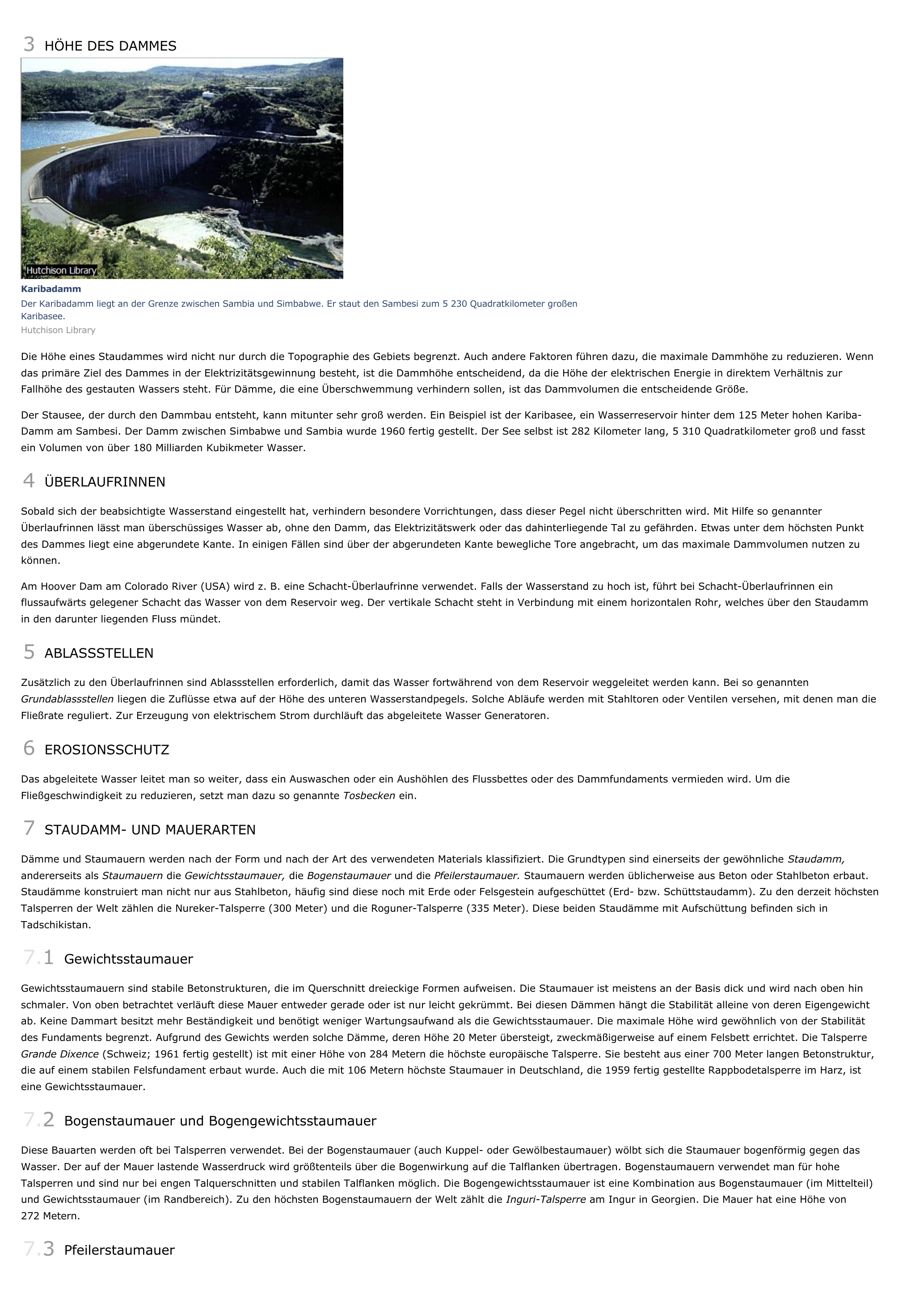 Prévisualisation du document Staudamm - Technik.