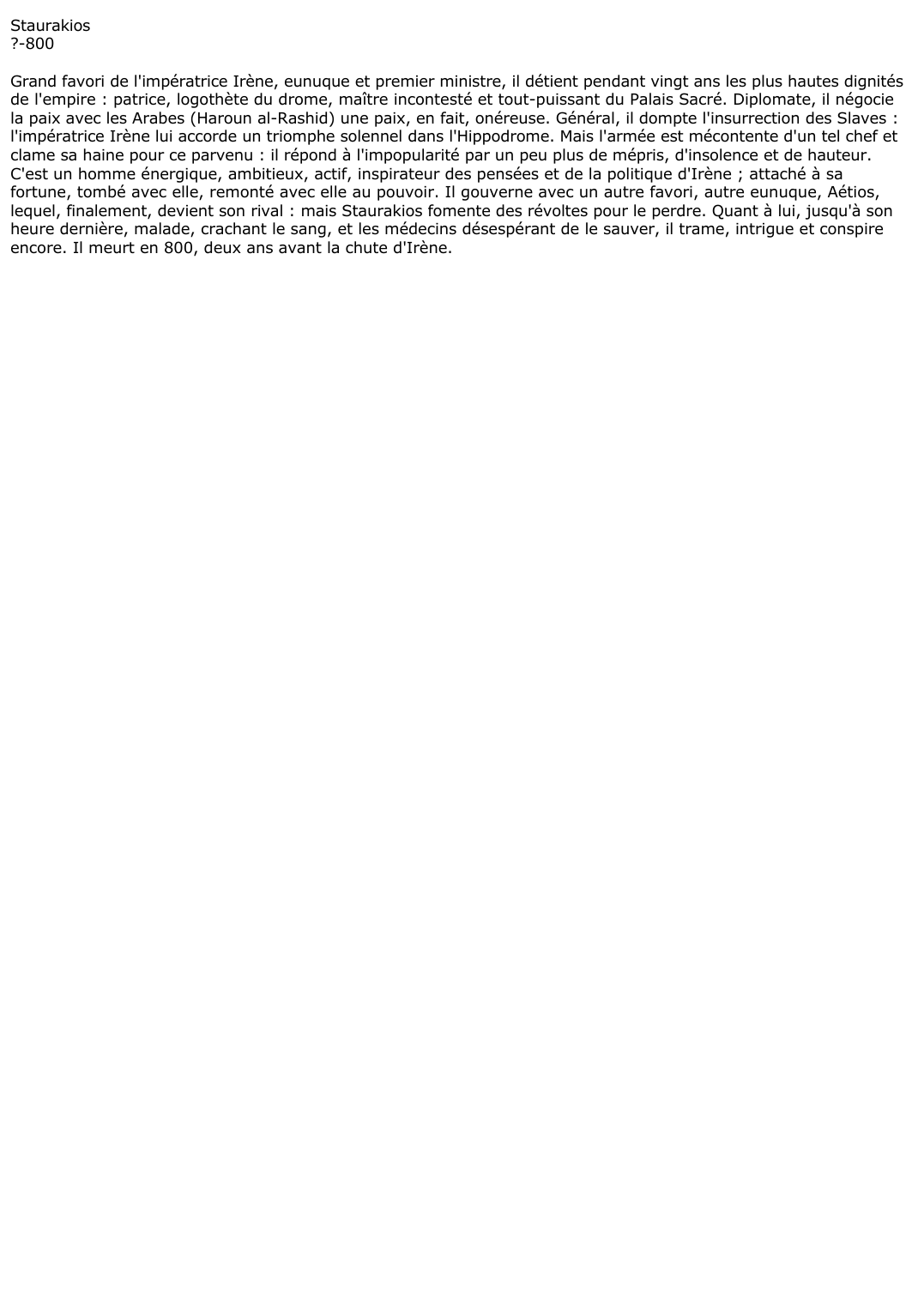 Prévisualisation du document Staurakios