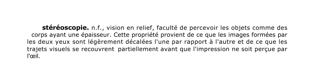 Prévisualisation du document stéréoscopie.