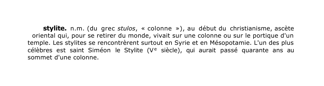 Prévisualisation du document stylite.