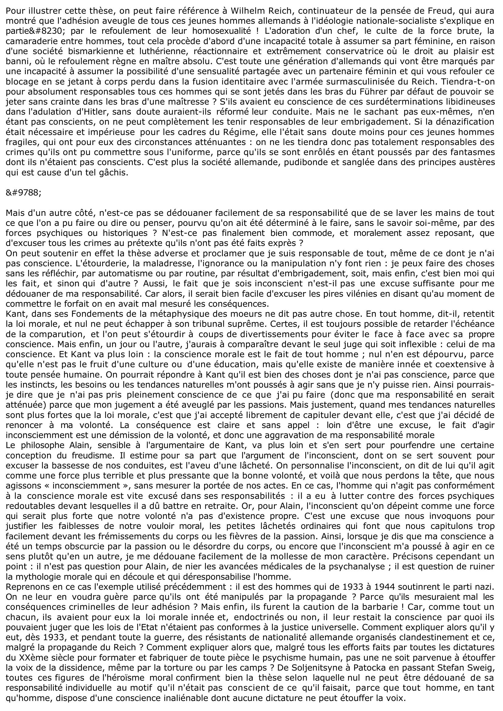 Prévisualisation du document Suis-je responsable de ce dont je suis inconscient ?