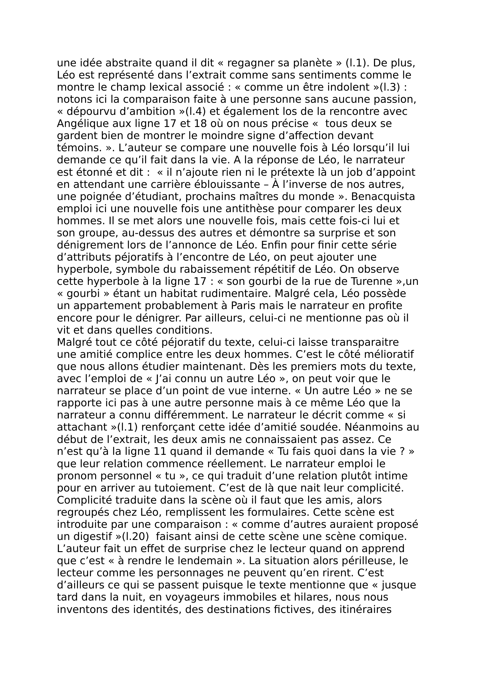 Prévisualisation du document ?Sujet 1 : 
 
Tonino Benecquista est un écrivain du XXIème