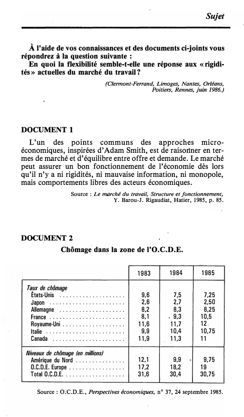 Prévisualisation du document Sujet
À l'aide de vos connaissances et des documents ci-joints vous
répondrez à la question suivante :
En quoi la...