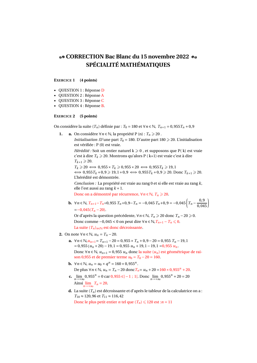 Prévisualisation du document Sujet Bac Blanc mathématiques