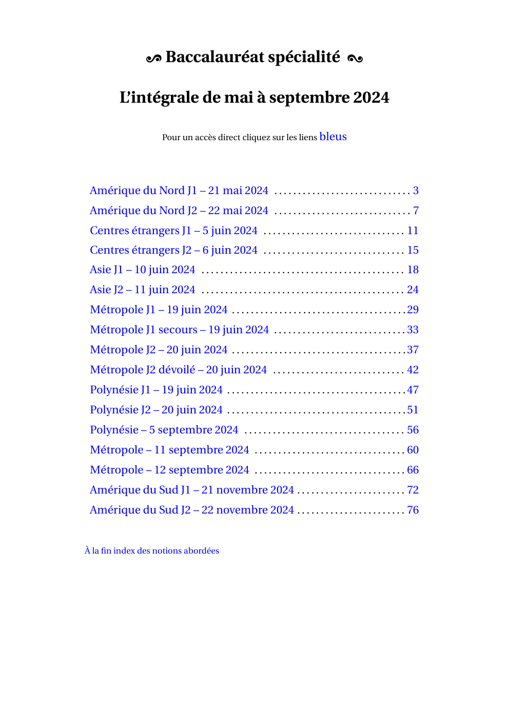 Prévisualisation du document Sujet de bac math