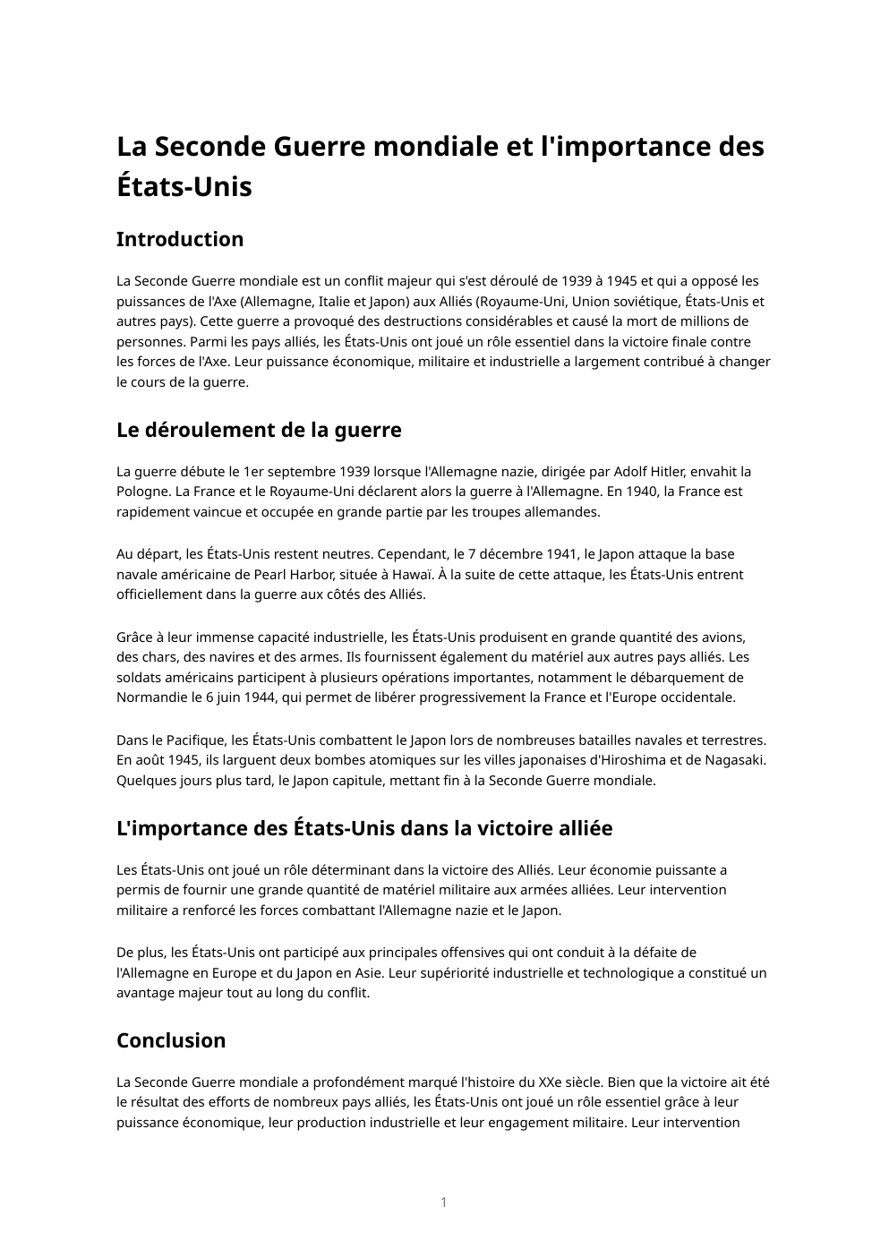 Prévisualisation du document Sujet d'histoire états-unis pendant la seconde guerre mondiale