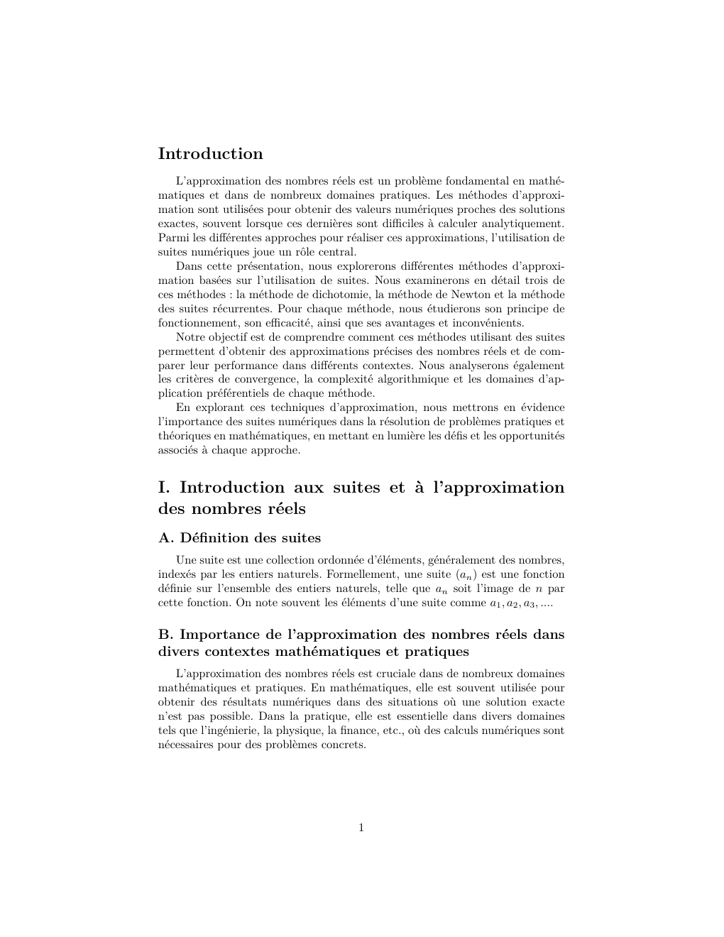 Prévisualisation du document Sujet grand oral L’approximation des nombres