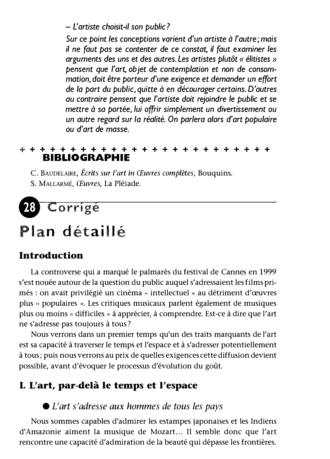 Prévisualisation du document Sujet  L’art s’adresse-t-il à tous?