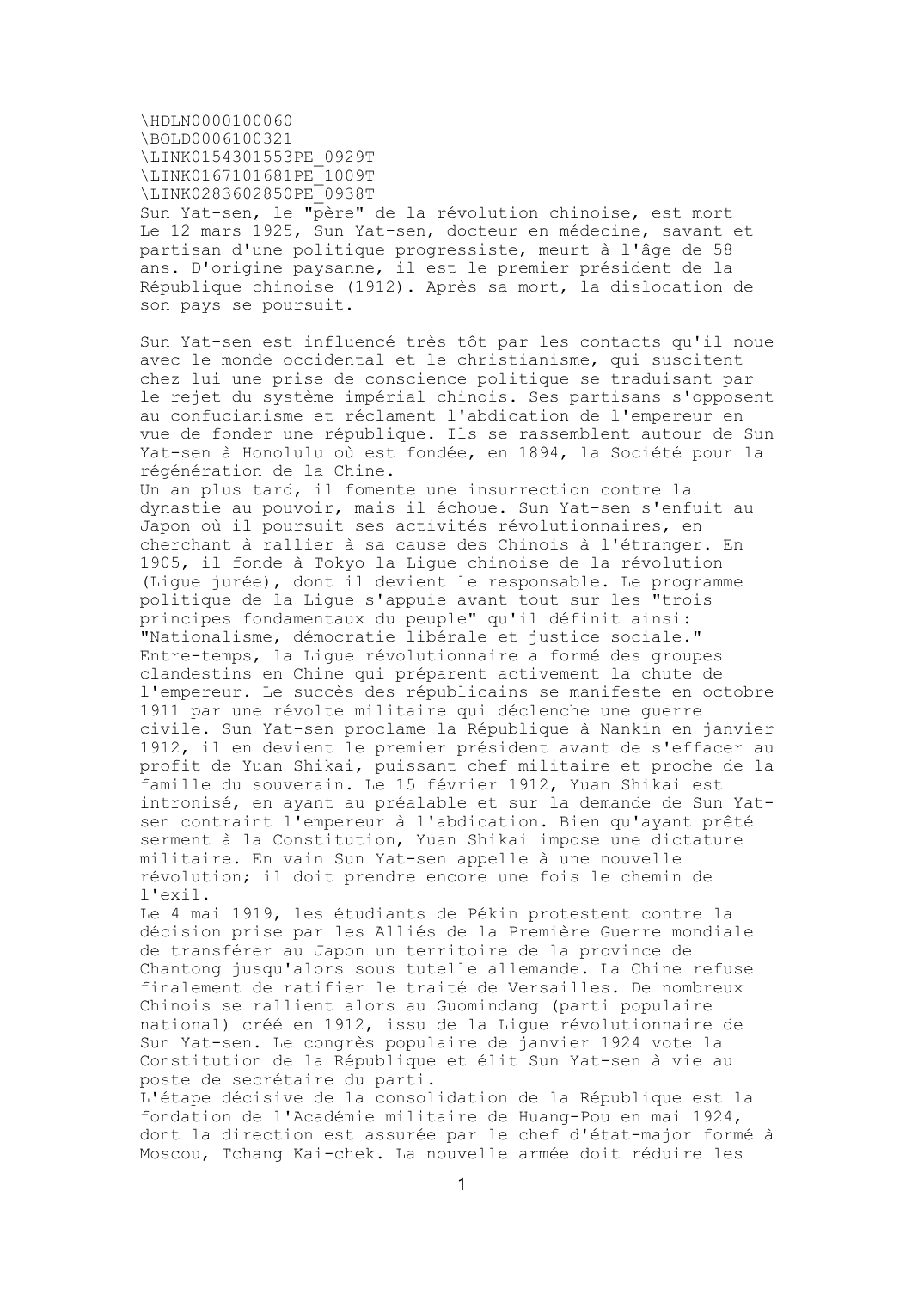 Prévisualisation du document Sun Yat-sen