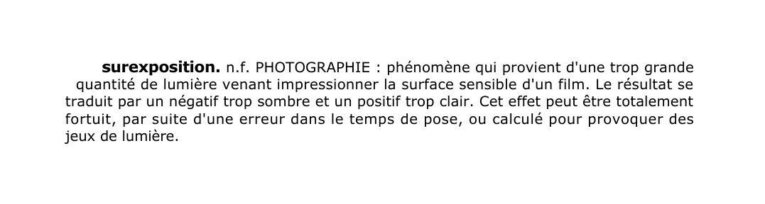 Prévisualisation du document surexposition.