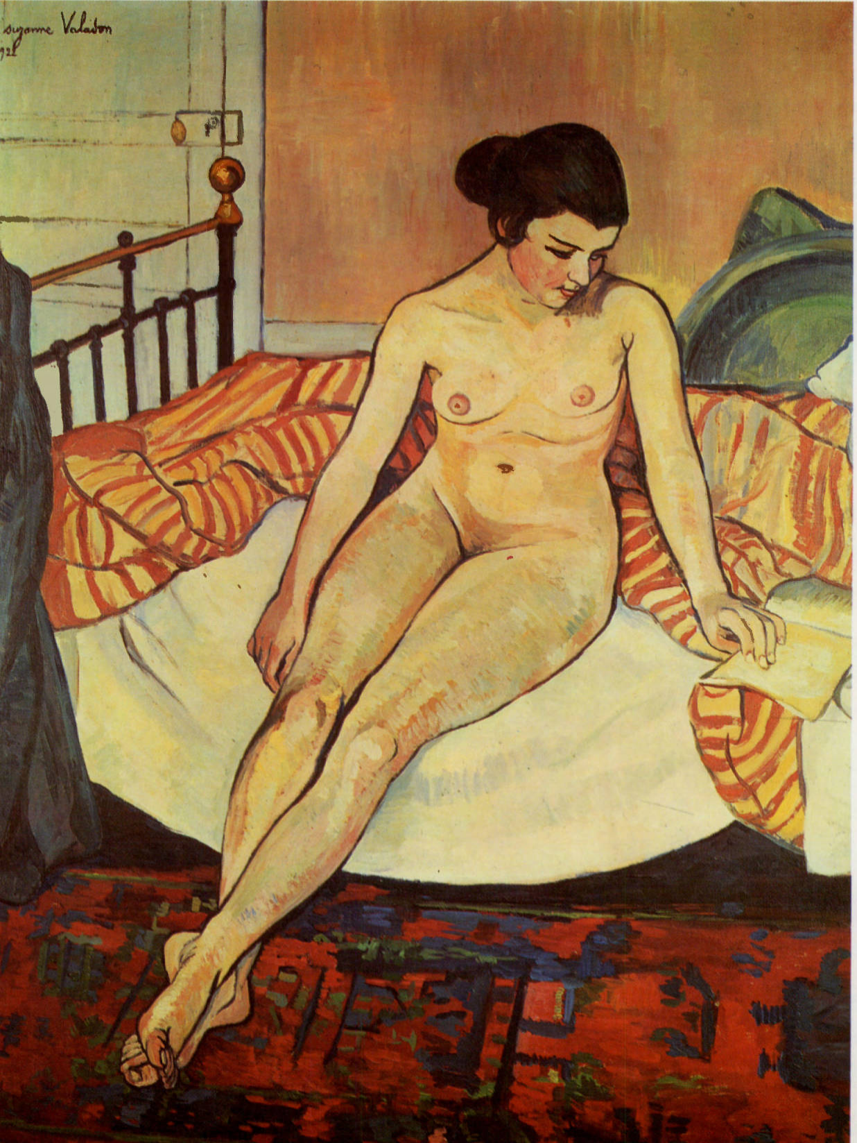 Prévisualisation du document Suzanne VALADON:
NU A LA COUVERTURE RAYÉE.