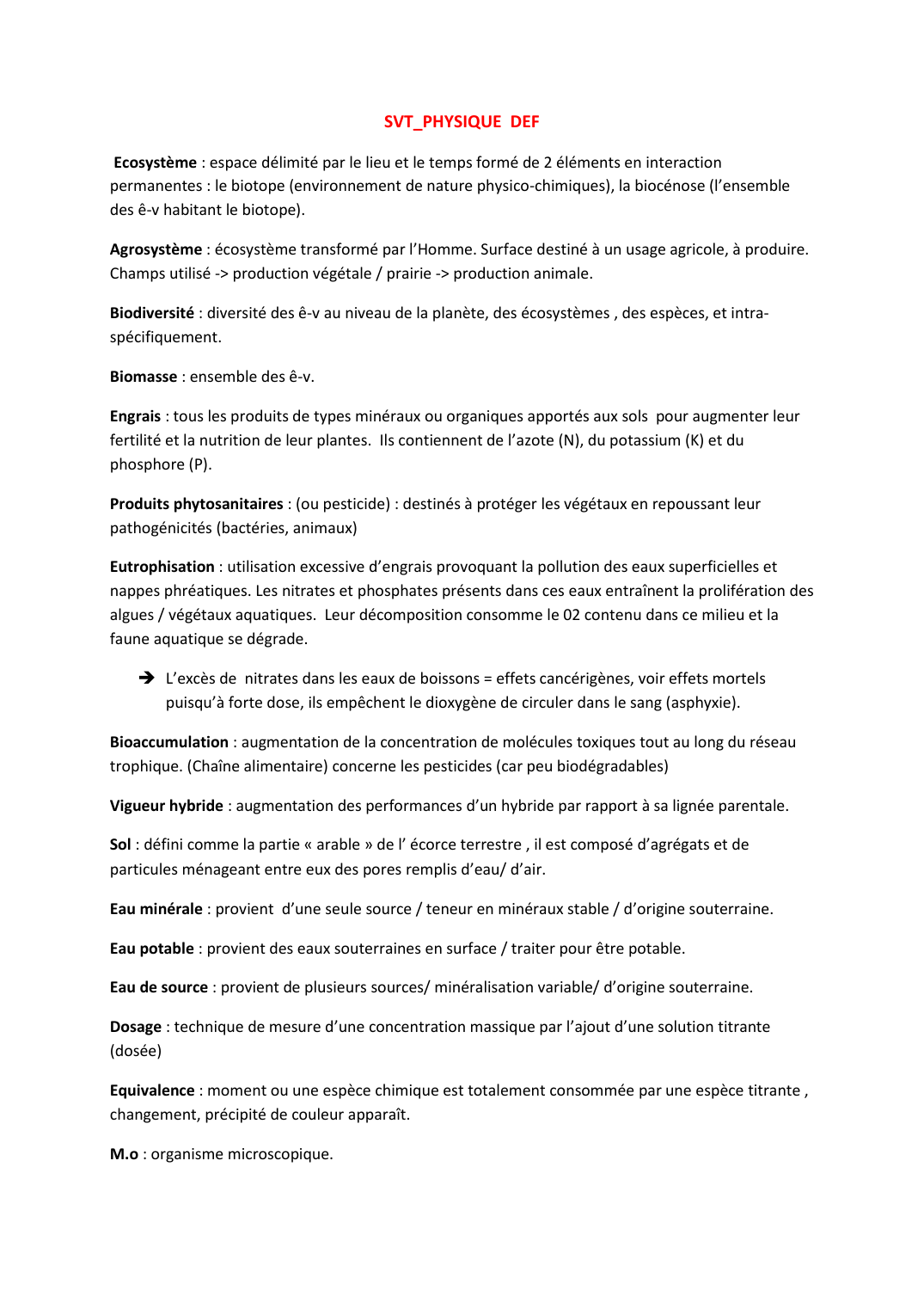 Prévisualisation du document SVT_PHYSIQUE  Définitions