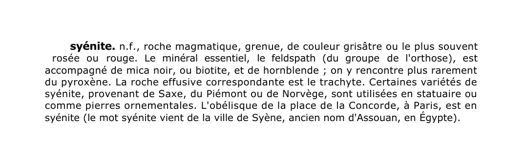 Prévisualisation du document syénite.