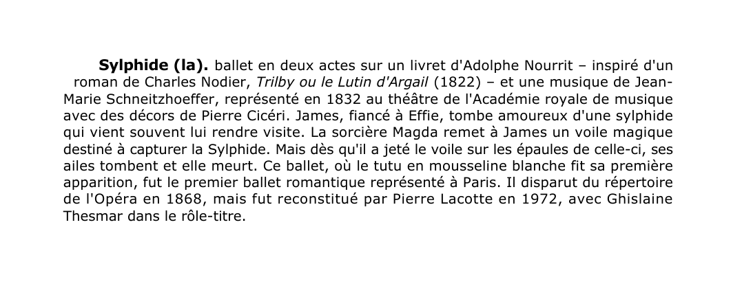 Prévisualisation du document Sylphide (la).