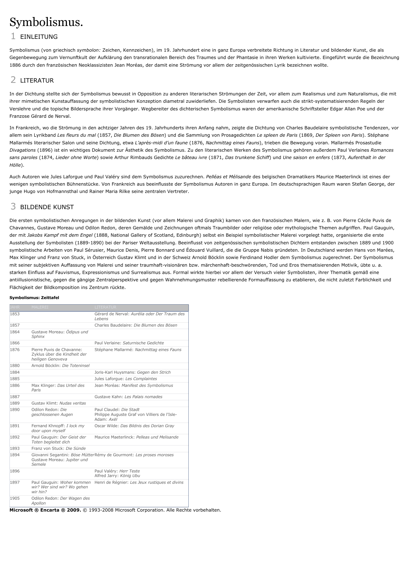 Prévisualisation du document Symbolismus.