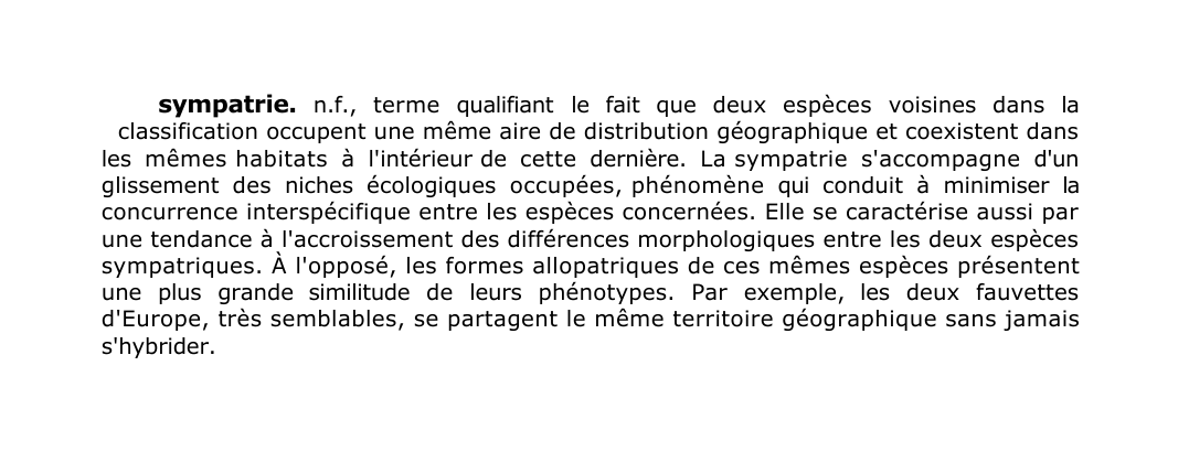 Prévisualisation du document sympatrie.