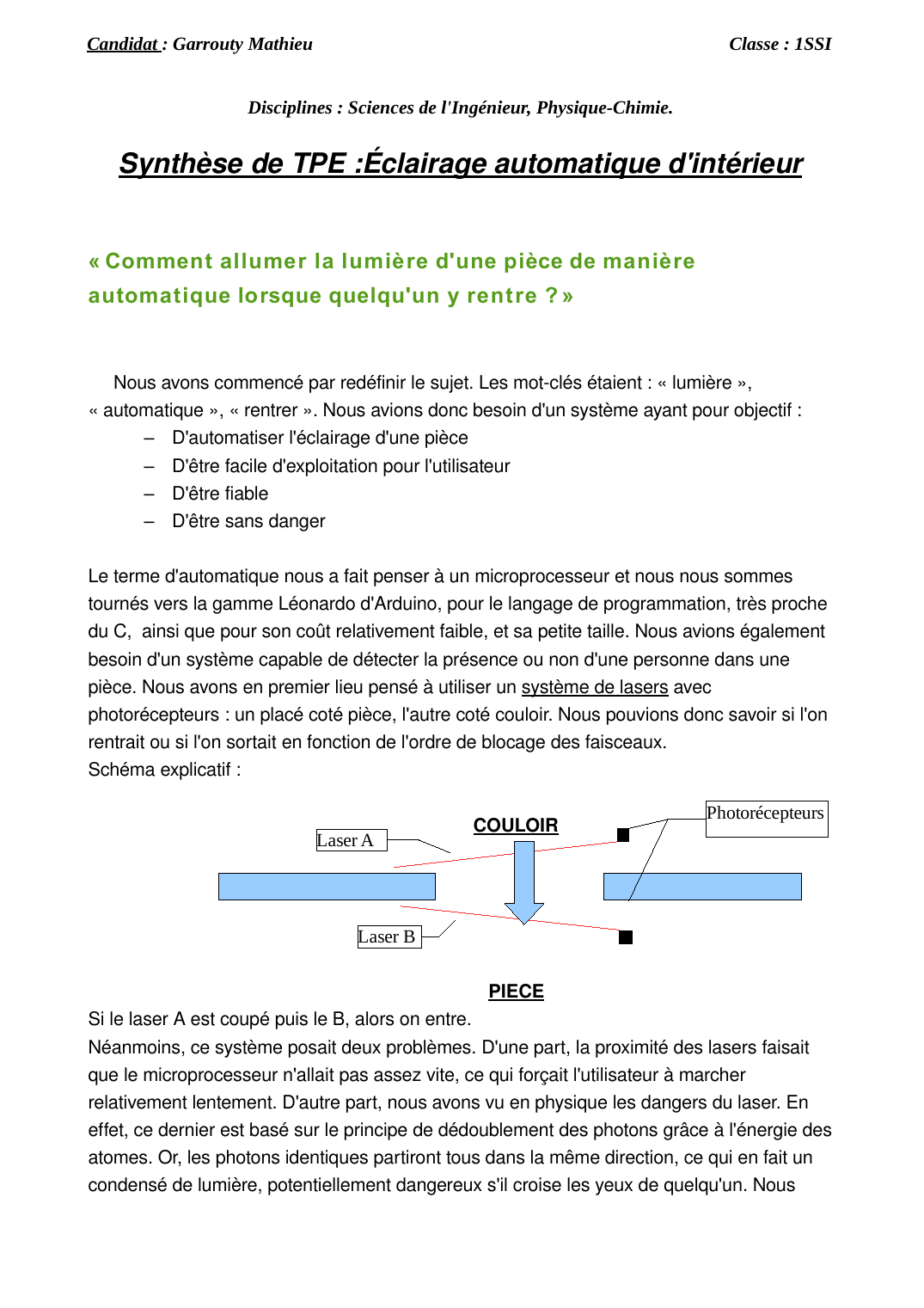 Prévisualisation du document Synthèse TPE