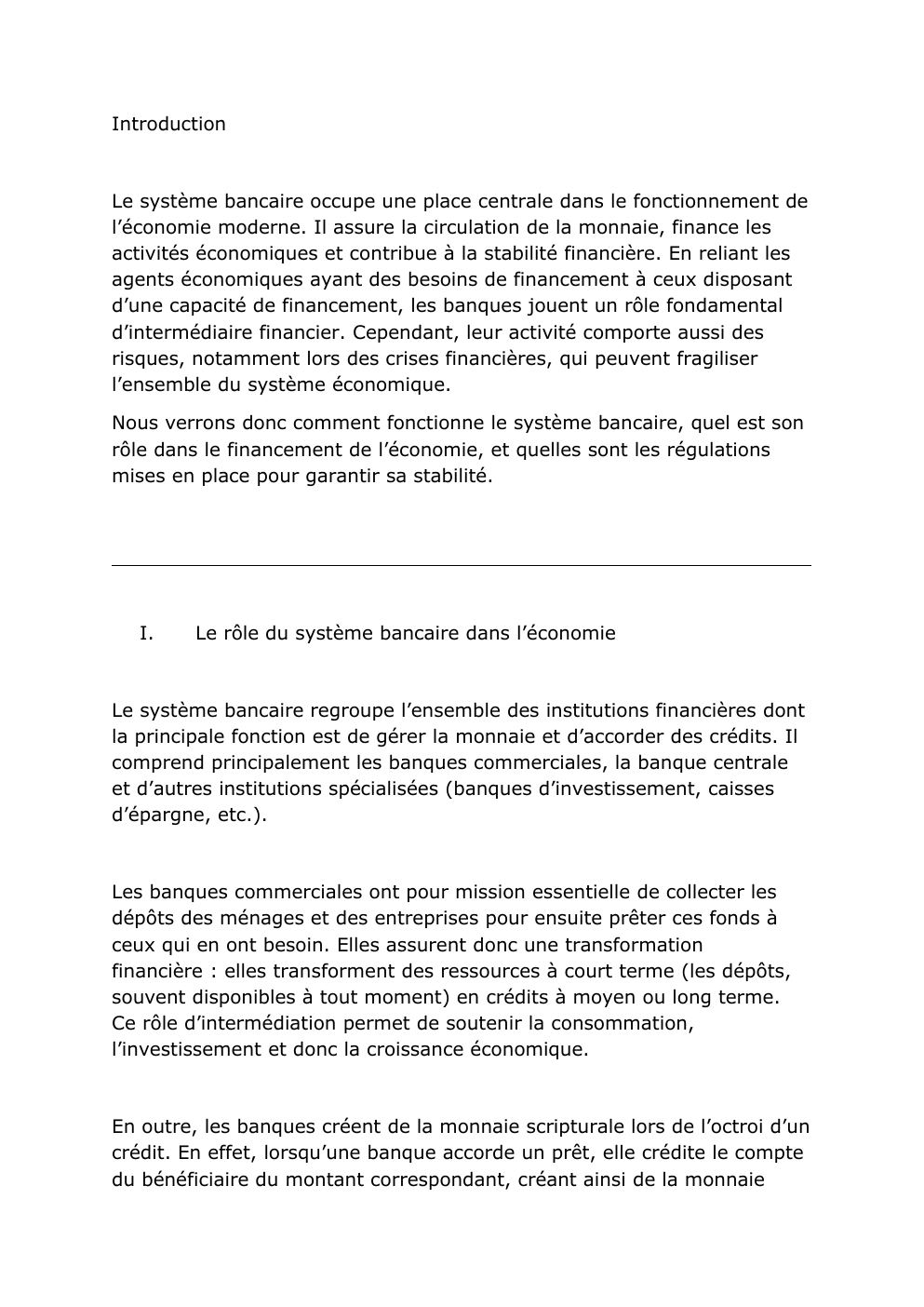 Prévisualisation du document Systeme bancaire