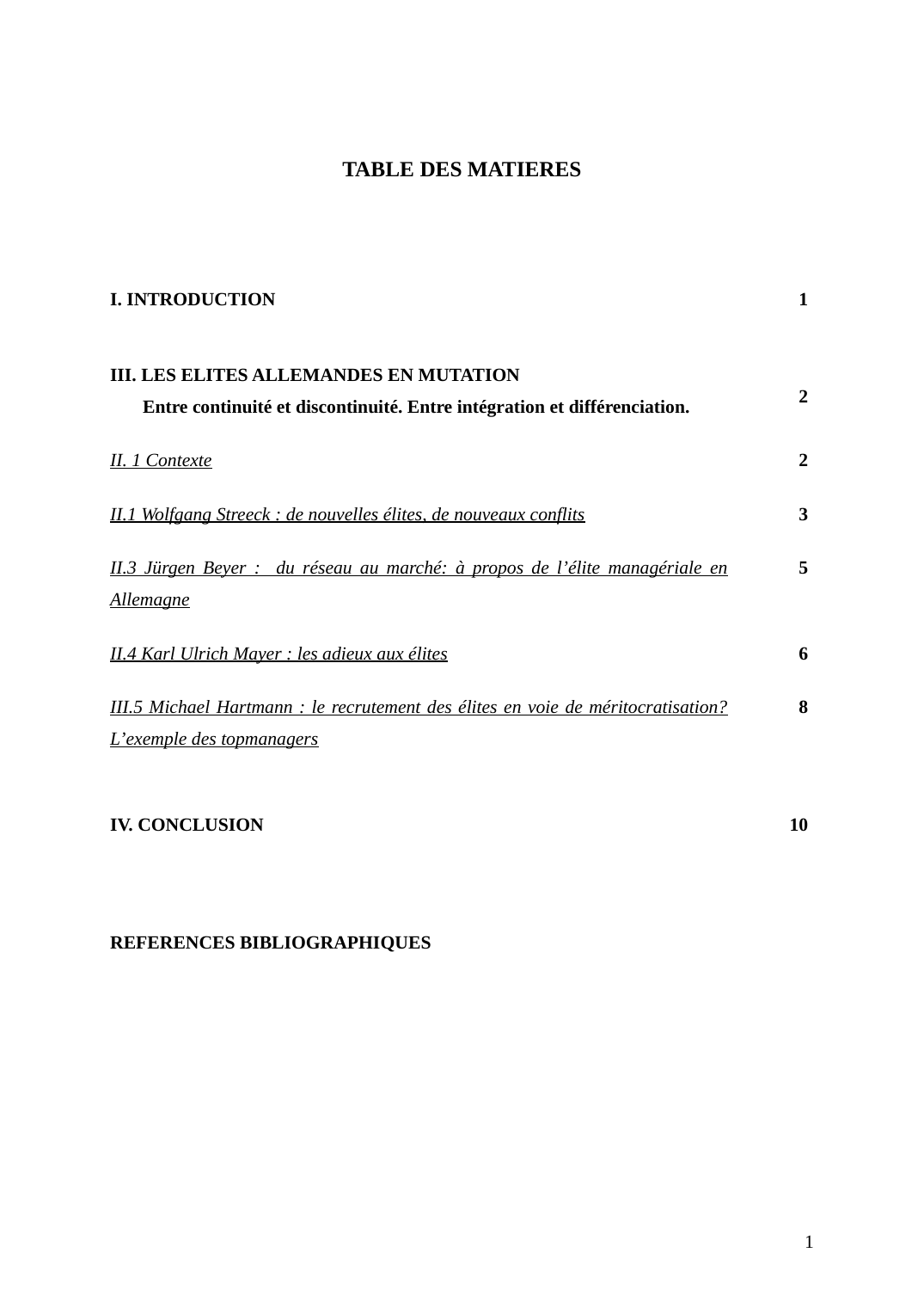 Prévisualisation du document TABLE DES MATIERESI.