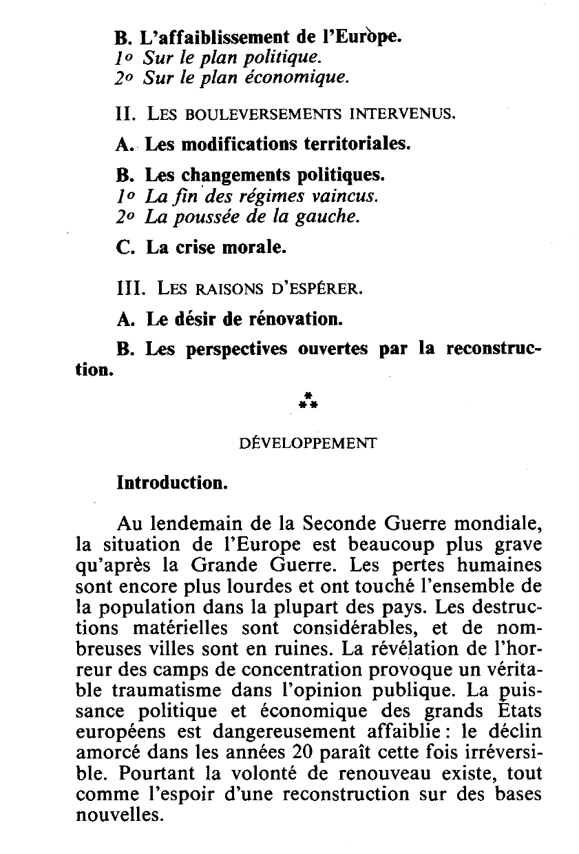 Prévisualisation du document TABLEAU DE L'EUROPE EN 1945 (APRÈS LA SECONDE GUERRE MONDIALE)