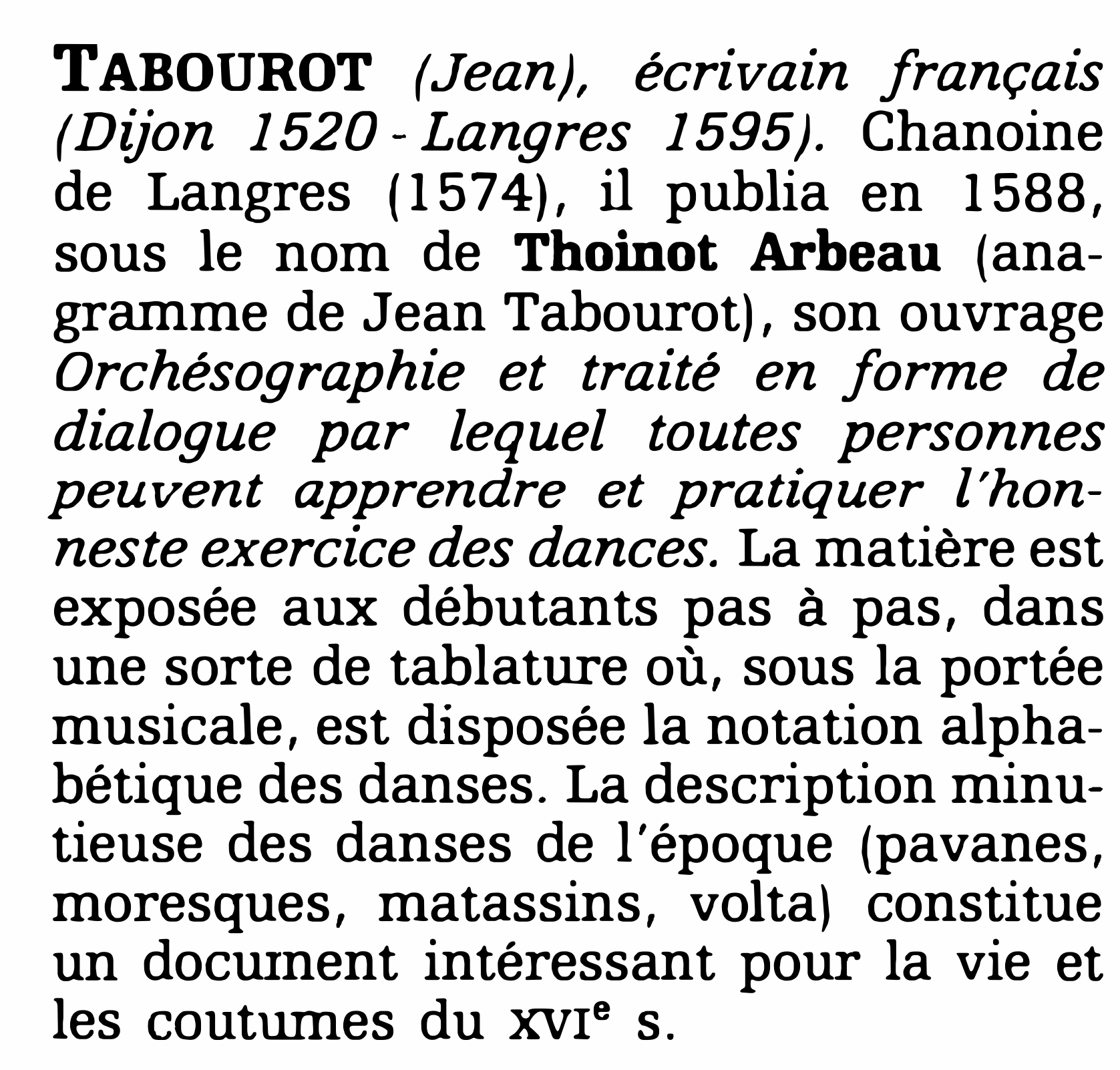 Prévisualisation du document TABOUROT (Jean)