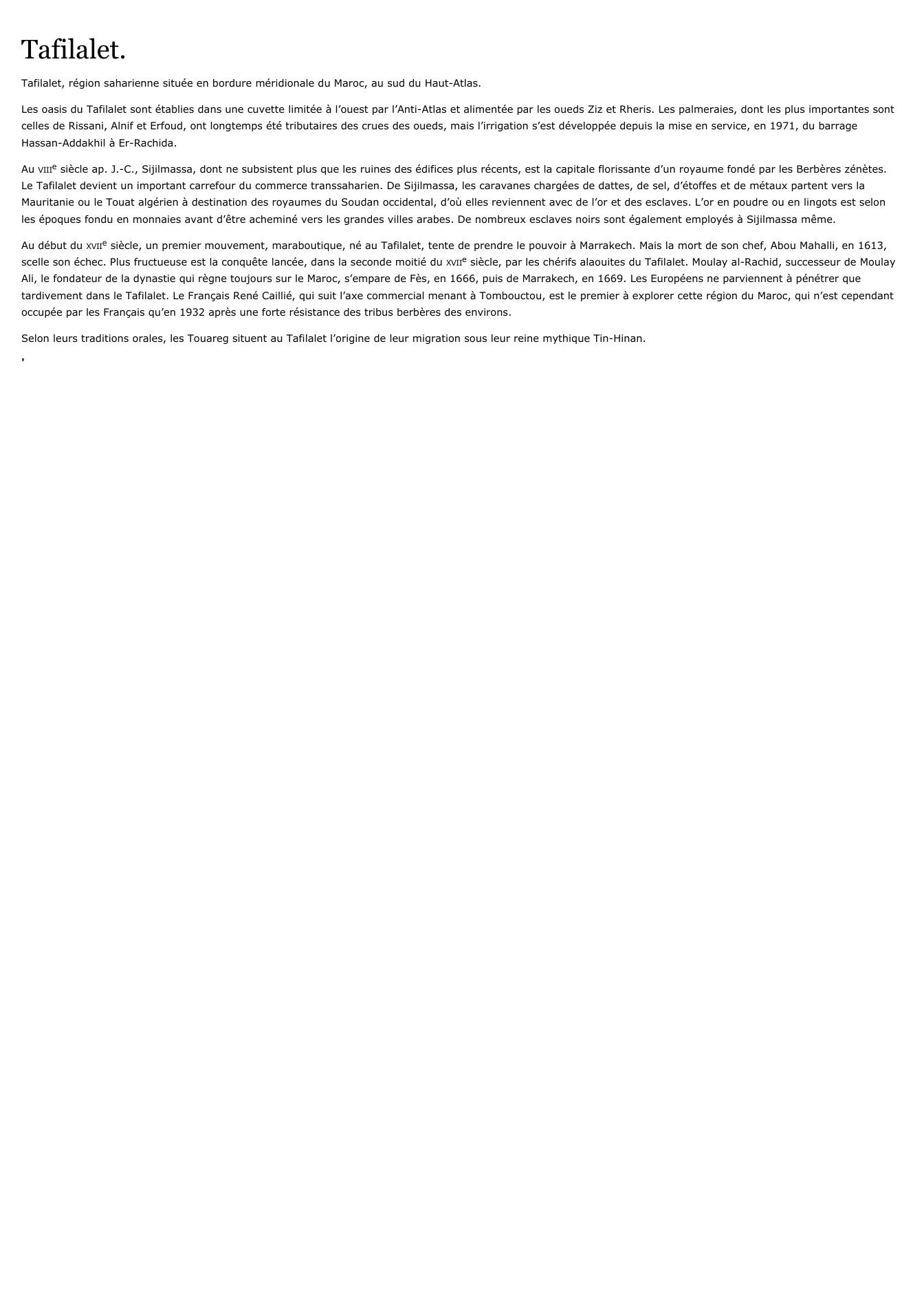 Prévisualisation du document Tafilalet.