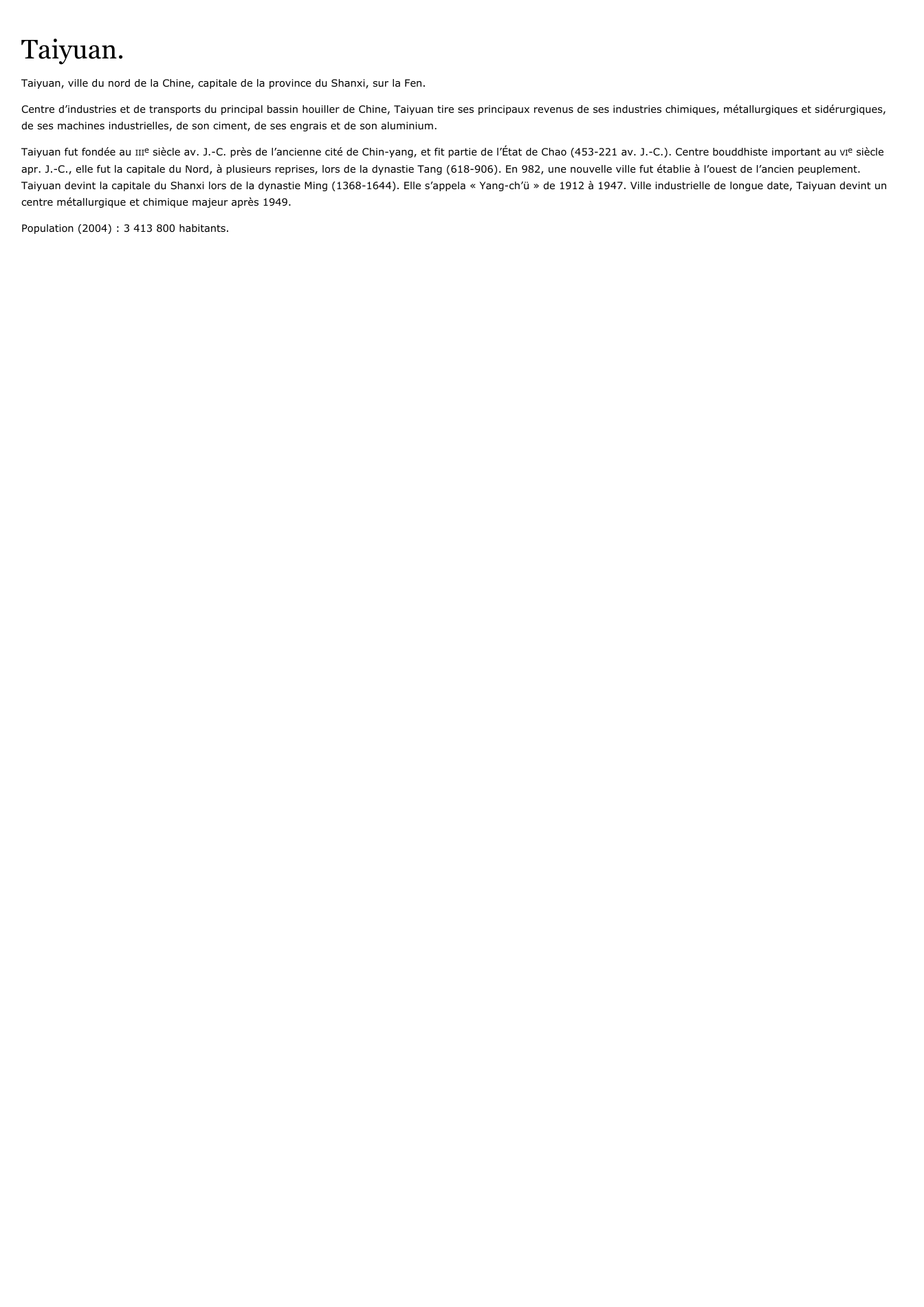 Prévisualisation du document Taiyuan.