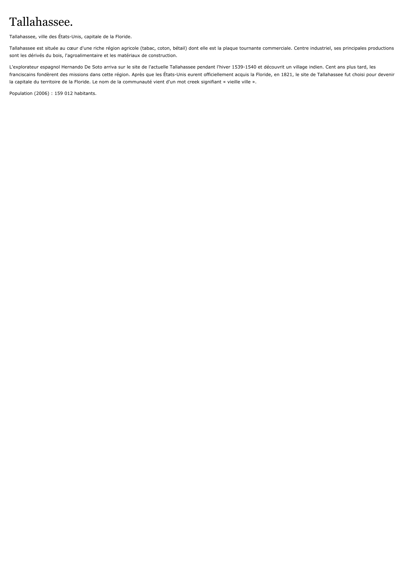 Prévisualisation du document Tallahassee.