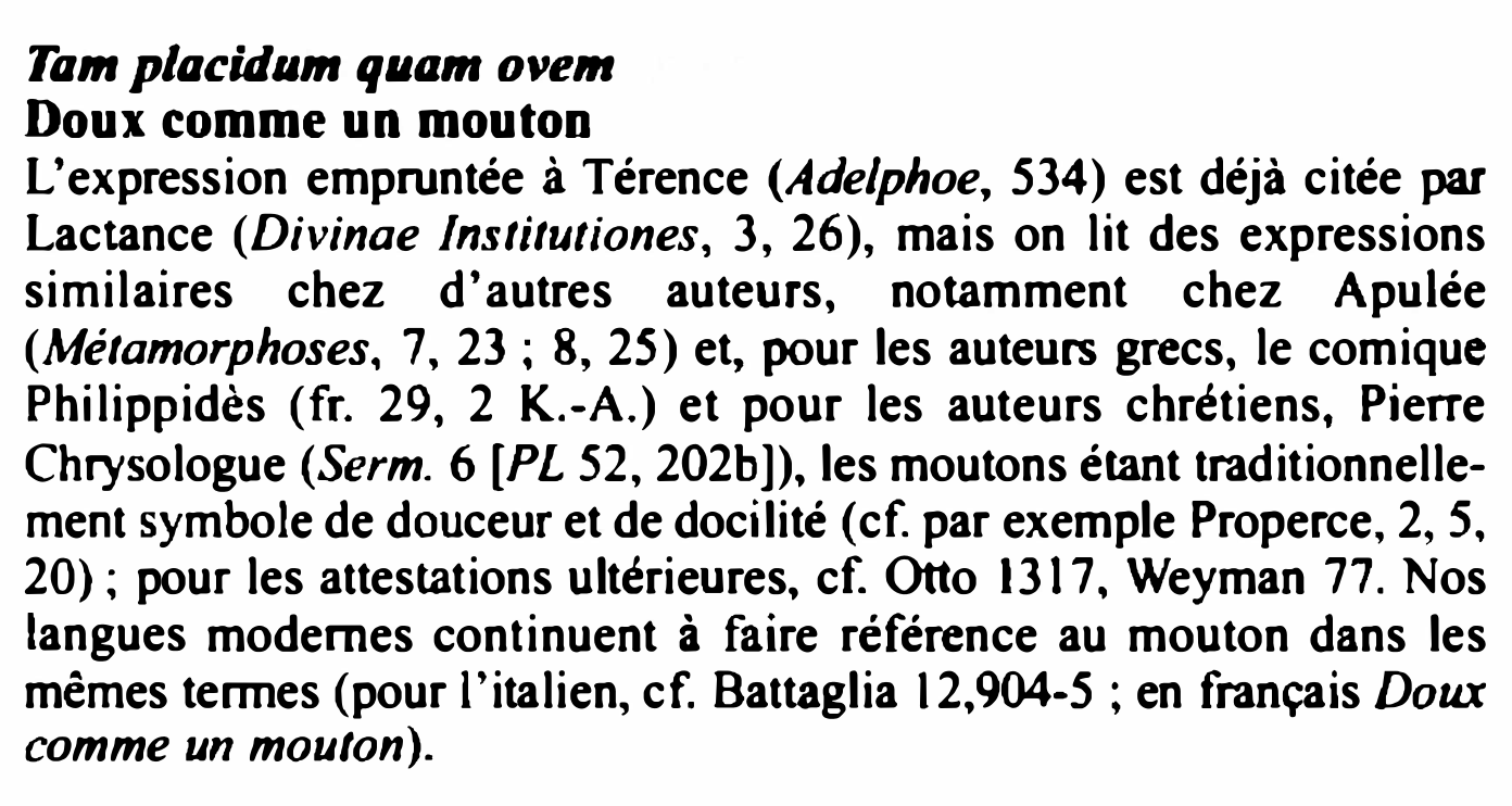 Prévisualisation du document Tam placidum quam ovem