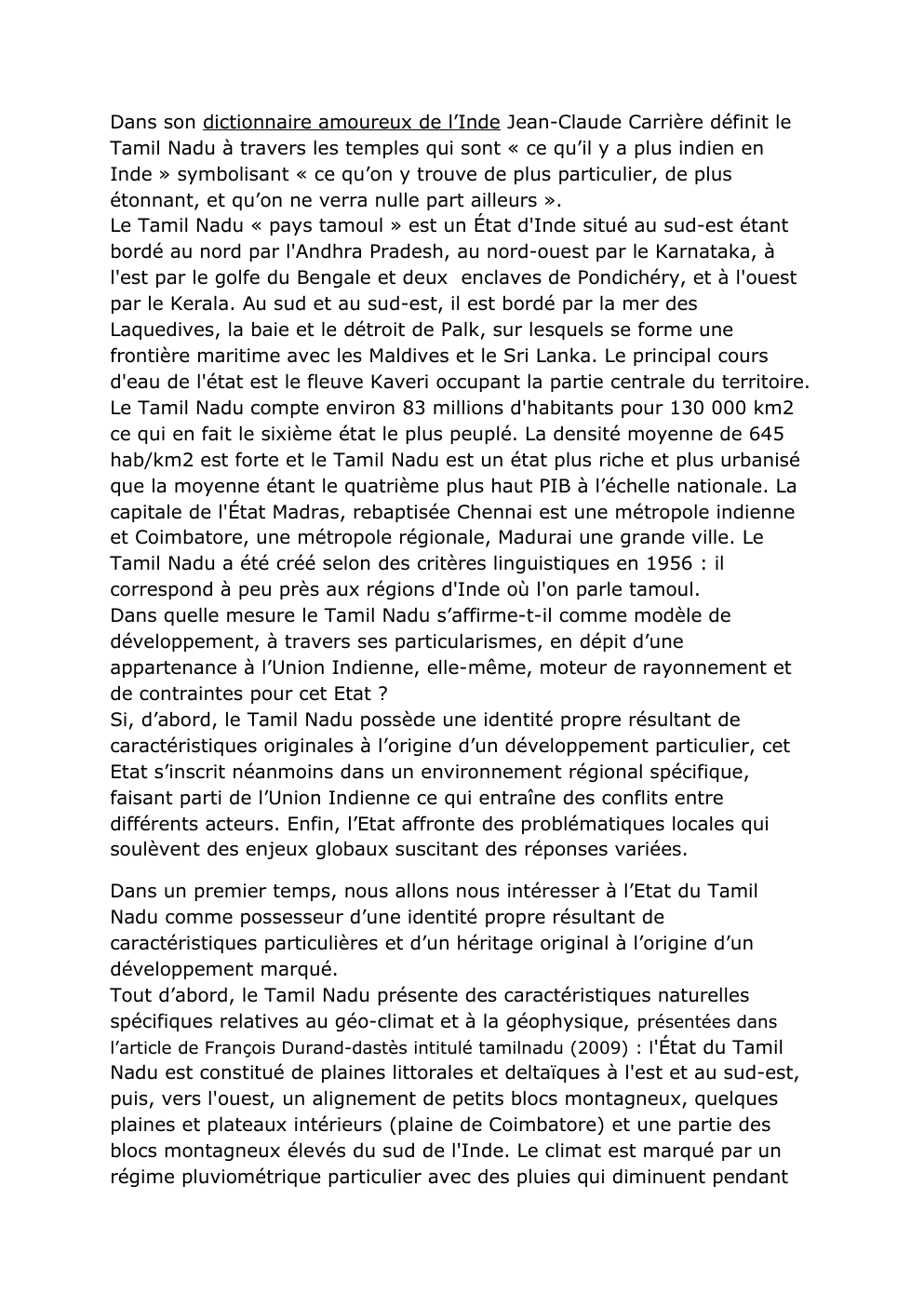 Prévisualisation du document Tamil Nadu