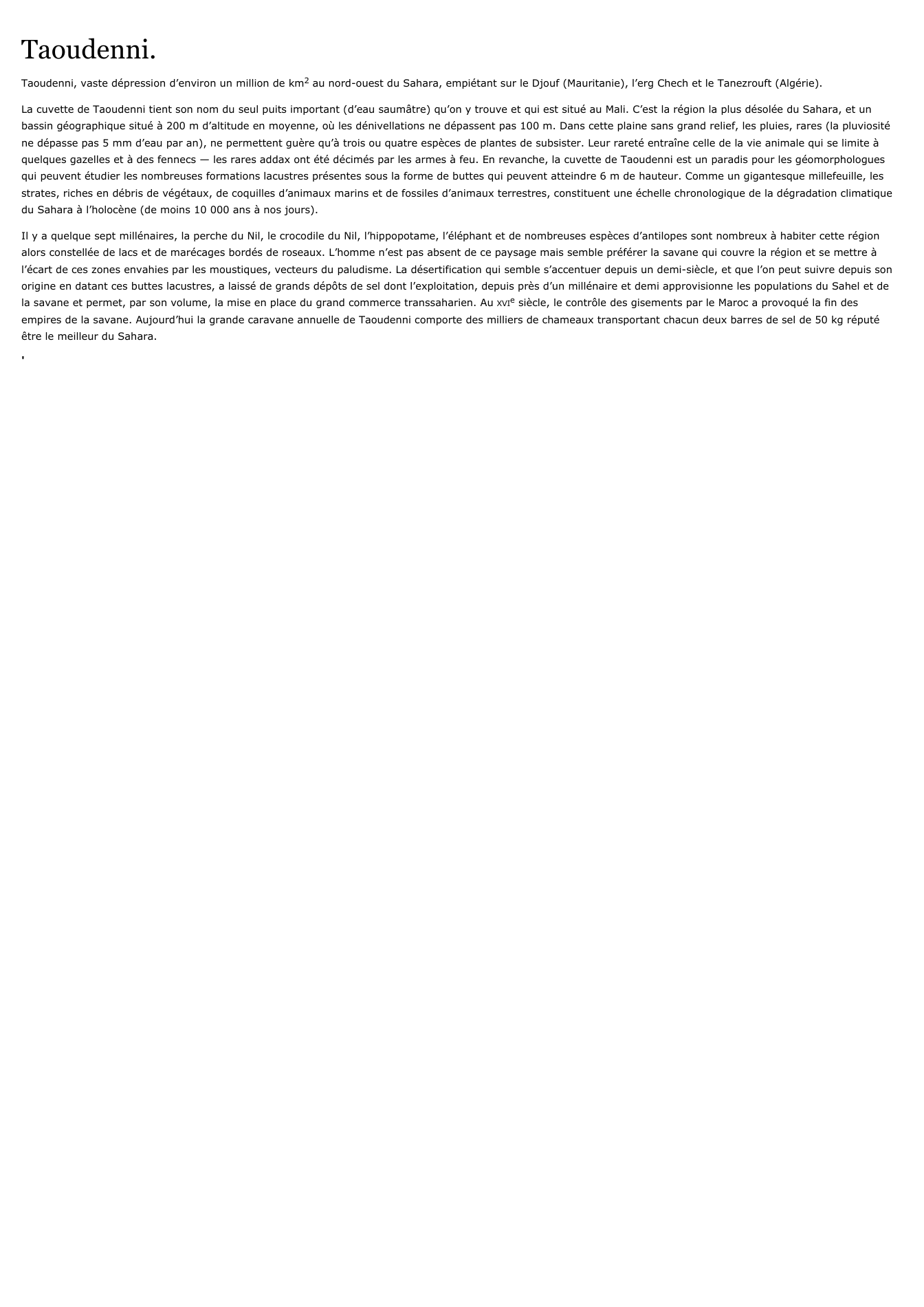 Prévisualisation du document Taoudenni.